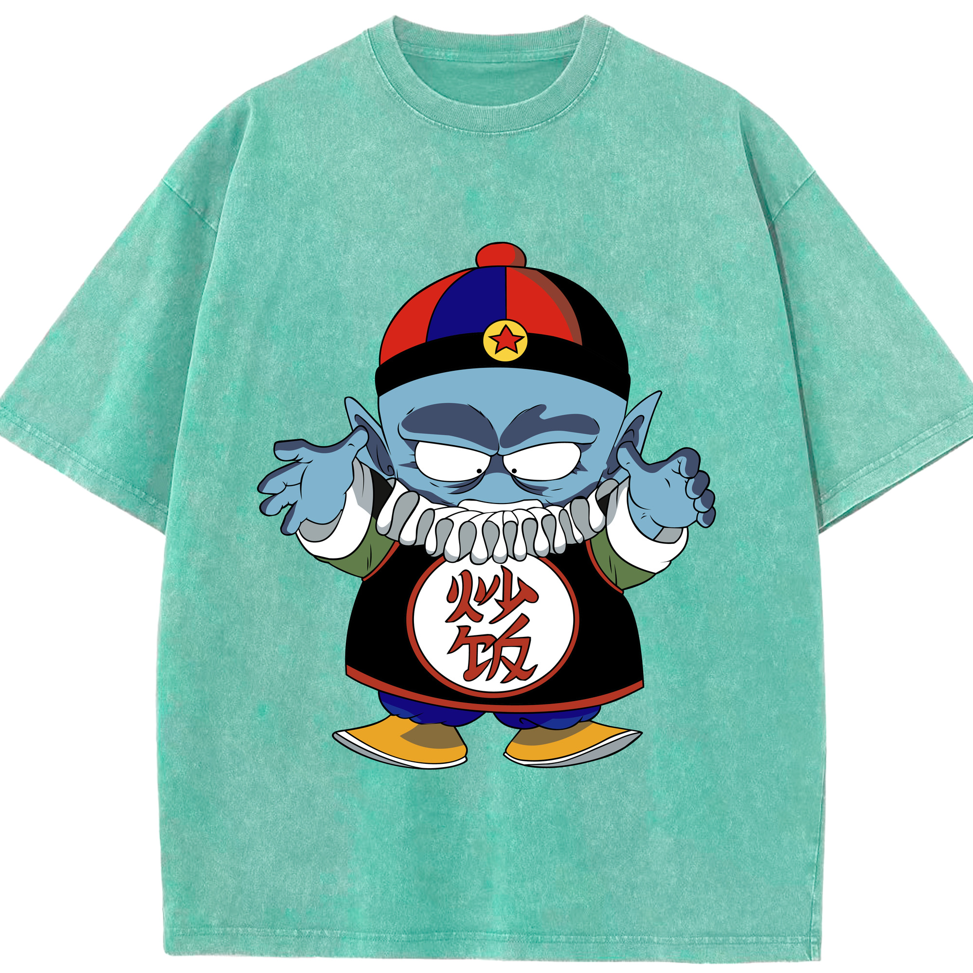 （画像用） ドラゴンボール DRAGON BALL 綿100% ヴィンテージ風 半袖Tシャツ（フロントプリント）